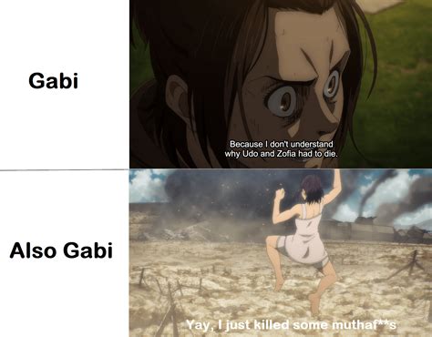 Anime only defense of Gabi : r/GabiCult